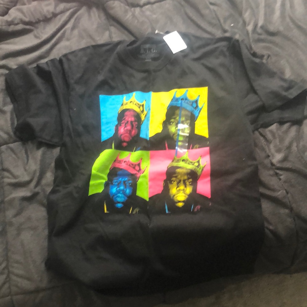 Black Hip Hop notorious BIG T shirt